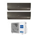 Climatizzatore Dual Split Haier Flexis Plus Black Wifi 9000+12000 Btu inverter R32 2U40S2SM1FA A+++