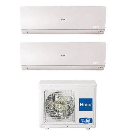 Climatizzatore Haier Flexis dual split White 12000+12000 Btu WiFi inverter in R32 2U50S2SF1FA A+++