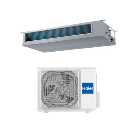 Haier Climatizzatore Monosplit Canalizzato MP 150 PA 55000 Btu Trifase/ doppio ventilatore AD160S2SM3FA R32 A++ Wi-Fi Opt. Media Pressio