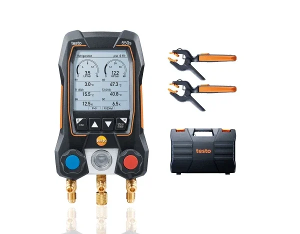 TESTO 550s GRUPPO MANOMETRICO DIGITALE A DUE VIE  CON BLUETOOTH