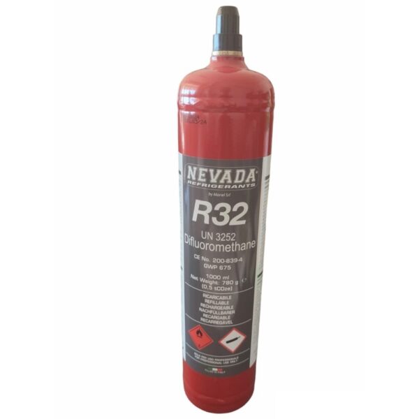 Bombola di gas R32 da 800 gr Valvola 1/2″ ACME SX